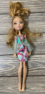 Monster High Doll Long Golden Blonde Hair Green Eyes Outfit Bracelet 11  2012 • $14.99