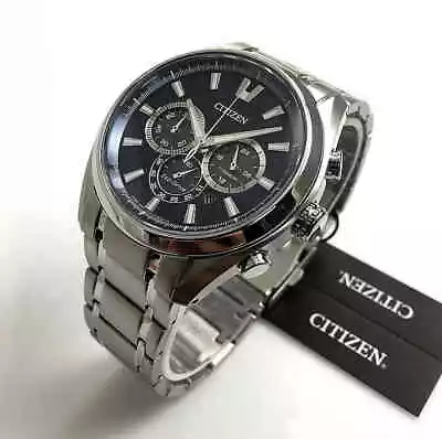 Men's Citizen Eco-Drive Super Titanium Chronograph Watch CA4010-58L • $279.24