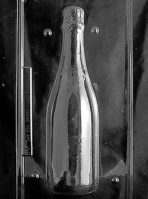 LARGE CHAMPAGNE BOTTLE MOLD Chocolate Candy Molds 2 Piece Celebrate  • £13.46