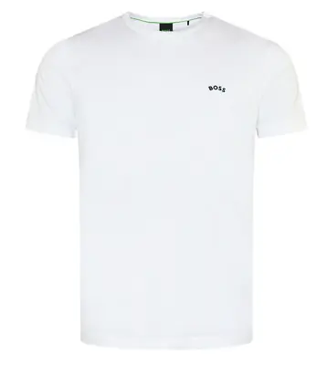 Hugo Boss Tee Curved White [50469062-102] • $40.60