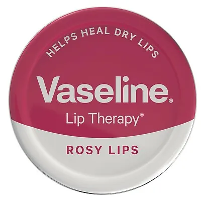 Rosy Vaseline Lip Therapy Balm Petroleum Jelly 20g Pocket Size Pot £3.49 • £3.49