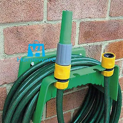 Hose Hanger Wall Mounted Garden Water Pipe Storage Bracket Garden Watering Tool • £7.95