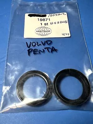 Volvo Penta Prop Shaft Outdrive Seal Pair 853807 853808 DuoProp 280DP 290DP • $17.99