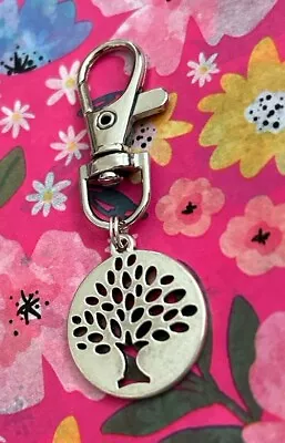 Mulberry Tree/Tree Of Life Silver Plated Bag Charm. Birthday/Anniversary Gift. • £4.75