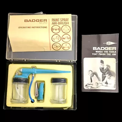 Vintage Badger Airbrush #250 In Original Plastic Case With Original Manual • $16.95