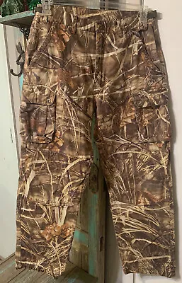 Game Winner Cargo Pants Advantage Max 4 HD Grass Land Camo Duck Hunting Adult M • $17.98