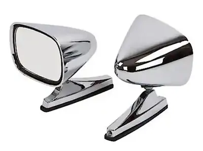 Chrome Aero Sport Mirrors Lh&rh Pair Kit Classic Musclecar Hotrod Truck • $79.95