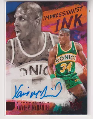 Xavier McDaniel 2018-19 Court Kings Basketball Auto Card II-XMD $1.00 Shipping • $8