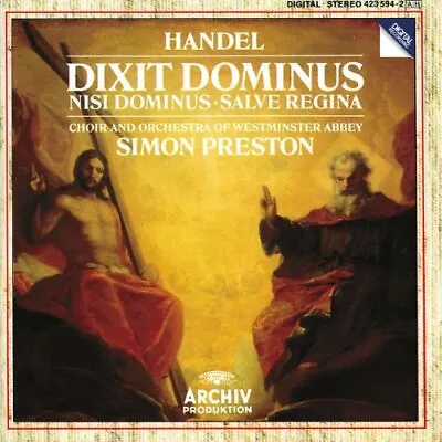 Handel: Dixit Dominus -  CD D9VG The Cheap Fast Free Post The Cheap Fast Free • £3.49