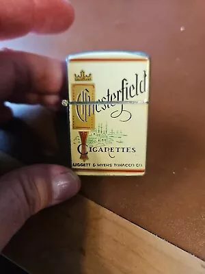 Vintage CHESTERFIELD CIGARETTES CONTINENTAL CIGARETTE LIGHTER • $14