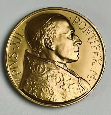 Pope Pius XIII Pontifex M Vatican Bronze Medal Datizano Pagani Italy • $39.99