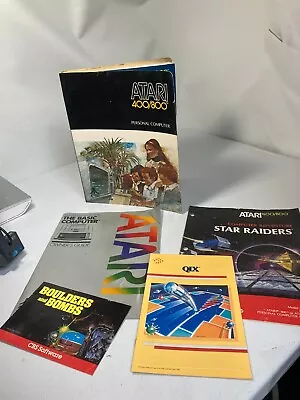 1980 Atari 400/800 Basic Reference Manual Game Lot Original Loose Leaf • $18.82