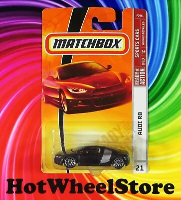 2009  Matchbox  Black   AUDI R8    Card #21    MB23-012124 • $7.95