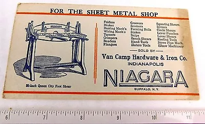 36 Inch Queen Coty Foot Shear Van Camp Hardware & Iron Indianapolis Niagara F49 • $18.97