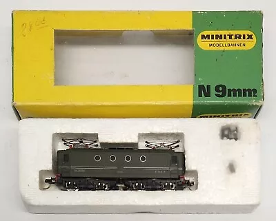 Vtg Minitrix N-Scale 9mm 51-2934-00 Electric Locomotive (BB200006 ALSTHOM) + Box • $85