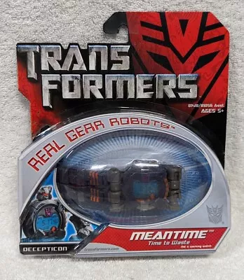 Transformers Real Gear Robots MeanTime Digital Watch MOC Rare 2006 Time To Waste • $49.99