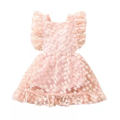 Lace Princess Party Dress Wedding Summer Dress Newborn 0-3 Months • $12.97