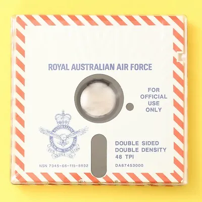 Lot Of 10 Vintage Royal Australian Air Force 5.25” 5 1/4” Floppy Disks *RARE* • $194.77