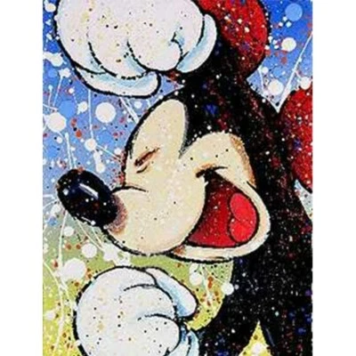 $10.99 • Buy Round Drill 5D DIY Diamond Painting Mosaic Embroidery Mickey Mouse Kits Art