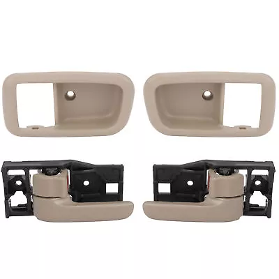 2x Interior Front Left Right Door Handle & Trims For Toyota Tundra 00-06 Beige • $12.29