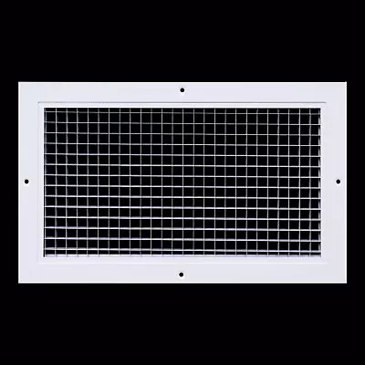 Aluminum Return Air Grille | Cube Core Eggcrate | Vent Cover Grill For Sidewall • $31.99