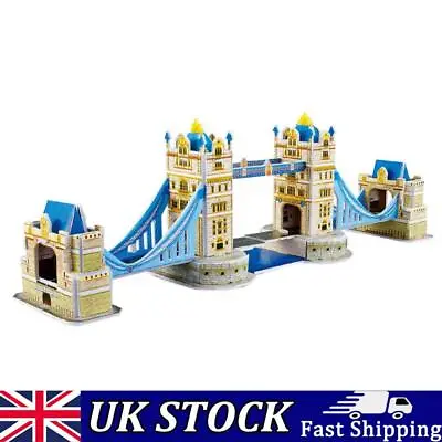 Paper London Bridge Model Puzzle 3D DIY Jigsaw Children Educational Toys • £6.09