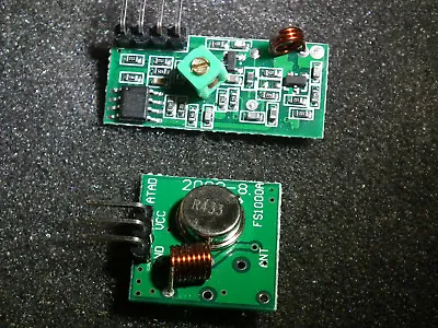RF Wireless Transmitter And Receiver Kit Module 433Mhz For Remote Control IN UK • £2