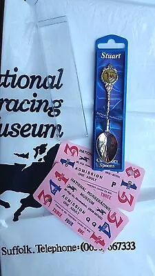 £7.99 • Buy Horseracing Museum, Newmarket - Silver-Plated Collector's Spoon, 2 Tickets & Bag