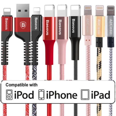 $8.89 • Buy Fast Charging USB Cable 3 6 10FT Data Charger For IPhone 14 13 12 11 7 6s 8 Plus