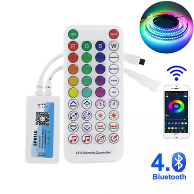 SP611E LED Strip RGB Smart Music Bluetooth Controller For WS2812B SK6812 WS2811 • £5.27