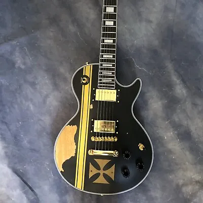 Custom Vintage 6 String  Electric Guitar Gold Hardware HH Pickup，quick Delivery • $279.99