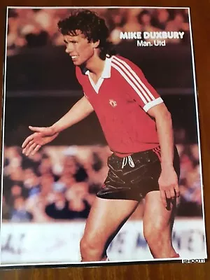 MIKE DUXBURY  - Manchester United  Hand Signed Autograph Colour Page • £3.99