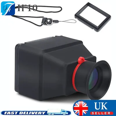 Camera Viewfinder Magnifier 3.2 Inch LCD Screen 3X Reduce Light Reflection  UK • £11.93