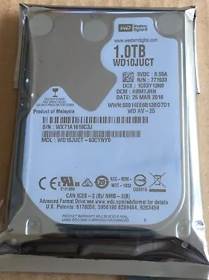 1TB  SATA 2.5  Internal LAPTOP Hard Drive 1TB HDD LAPTOP PS4 • £22.99