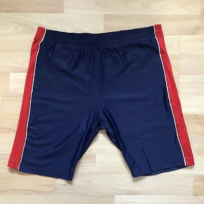 Vintage Men’s Cycling Shorts Blue Sports PE Running Size L • £12