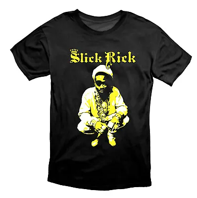 Slick Rick The Ruler Old School Hip Hop T Shirt Black • £18.49