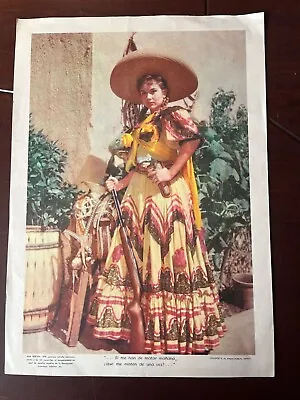 Vintage ADELITA Mexican Revolutionary Character Poster From 1960's #1 • $27.99