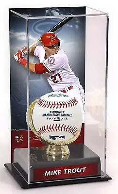 Mike Trout Los Angeles Angels Gold Glove Display Case With Image - Fanatics • $44.99
