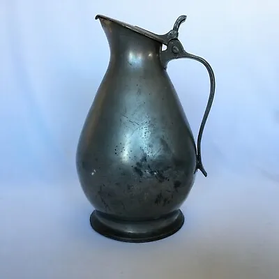 £50 • Buy Lovely Victorian Pewter Water Flagon Jug