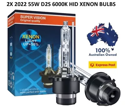 2x D2s D2c 6000k Oem 55w Hid Xenon Headlight Bulbs For Toyota Honda Mazda  Au • $41.50