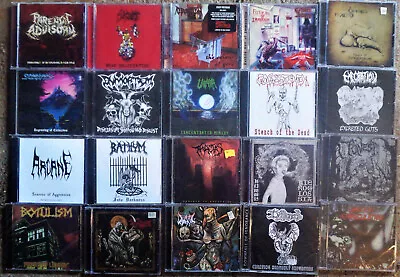 ExcoriateUnearthThaetasDethronedIgnivomousArcane 20 Lot Of Death Metal CD's • $100