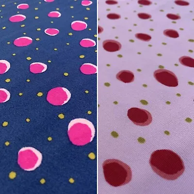 Paint Dot Artist Print Cotton Elastane Spandex Stretch Jersey Dress Craft Fabric • £6.95