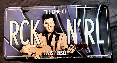 Elvis Presley Metal License Plate The King Of Rock And Roll RCK N' RL - NEW • $9.85