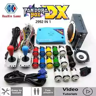 DIY Arcade Machine Cabinet Bundle Original Pandora Box DX 3000 IN1 Games Kit • $130