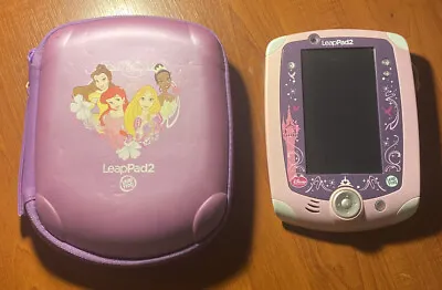 LeapPad2 Disney Princess Limited Edition Pink Console Case NO CHARGER Leap Frog • £19.99