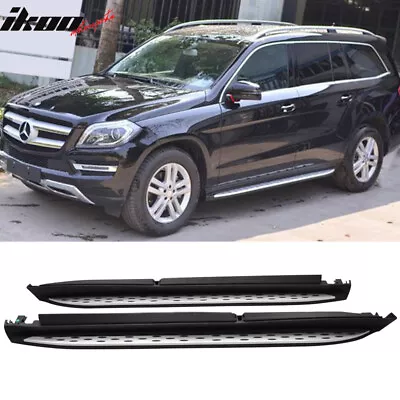 Fits 13-19 Benz GL-Class X166 OE Factory Running Board Side Step Bars With LED • $412.99