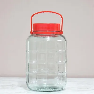 £10.95 • Buy Large Glass Pickle Preserve Jars Airtight Storage Beverage Food Containers Jar