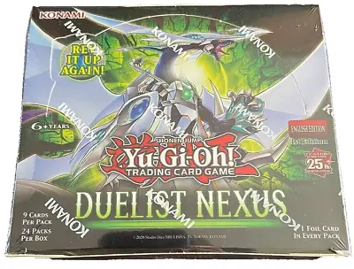 YuGiOh Duelist Nexus Sealed Booster Box Of 24 Packs - 1st Edition • £50