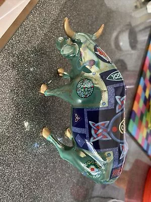 Vintage 2002 Westland CowParade Celtic Cow Model 6001 Item 7316 Great Condition  • £12.99