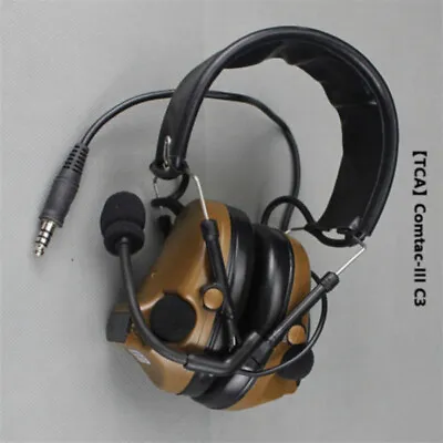 US PELTOR Comtac III Headset Noise Reduction Headset For TCA PRC148 152 MBITR • $99.45